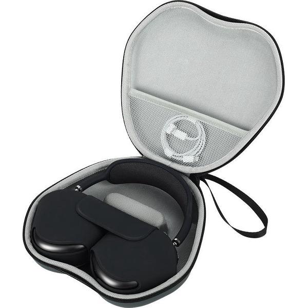 Apple AirPods Max Case + Lightning kabel! | Hoes | Hardcover case | Beschermhoes | Hardcase | Bescherming | Rits | Kwaliteit