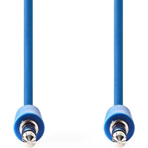 Nedis CAGP22005BU10 Stereo-audiokabel 3,5 Mm Male - 3,5 Mm Male 1,0 M Blauw