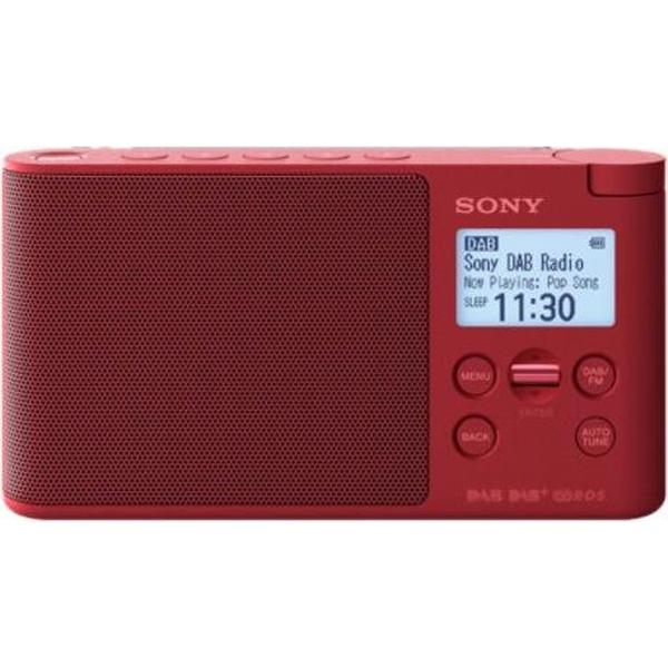 Sony Xdr-s41 DAB Draagbare radio 0.65W rood