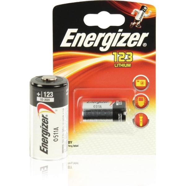 Energizer En123p1 El123 Lithium Foto Batterij 1-blister