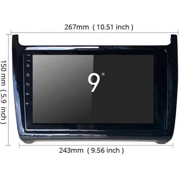 GRATIS CAMERA! Volkswagen Polo 2009-2013 2+32GB Android 10 navigatie en multimediasysteem bluetooth usb wifi
