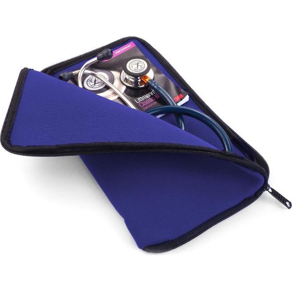 Opberg / transport etui stethoscoop, o.a. voor Littmann - Blauw