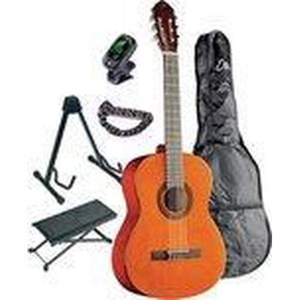 Compleet gitaarset - (Meegeleverd: gitaar + hoes + standaard + voetsteun + klem + stemapparaat) - gitaar volwassenen - gitaar capo - gitaar accessoires