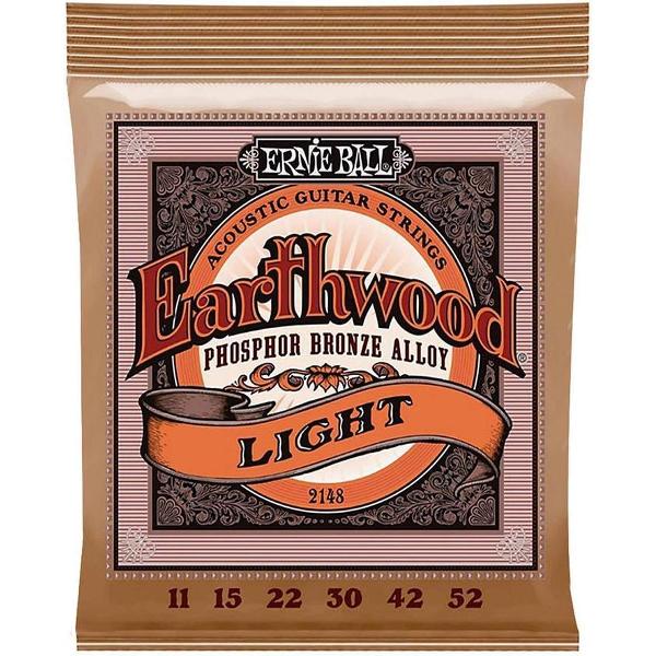 Snarenset akoestische gitaar Ernie Ball EB-2148 Light Super Slinky