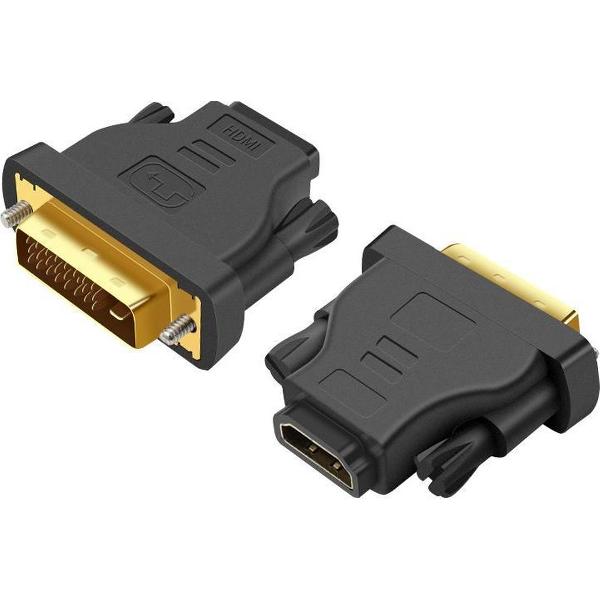 MaxVision’s HDMI naar DVI Adapter - Plug and play - Desktop en laptops - Full HD - 1080p - Beamer - projector