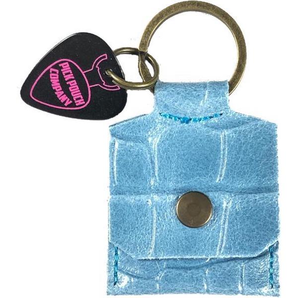 Pick Pouch - New York Light Blue Croco