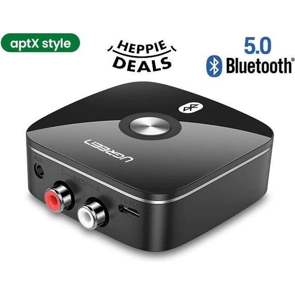 Bluetooth Audio Ontvanger - Draadloze Muziek Luisteren via Bluetooth Versie 5.0 - Audio code: SBC/AAC/aptx/aptx LL - PC - TV - AUTO - Latency <40ms