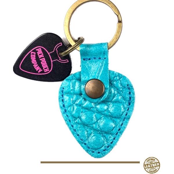 Pick Pouch - San Francisco Turquoise Croco