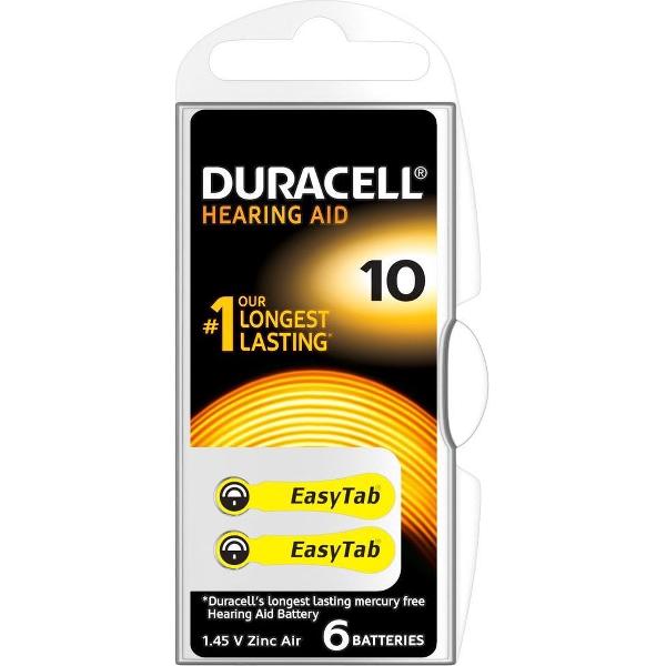 Duracell Easytab Hoorbatterij 10