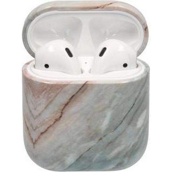 Bee's - Airpods Hoesje Marmer Case - Roze - Hard Case - Airpods Case - Airpods 1 - Airpods 2