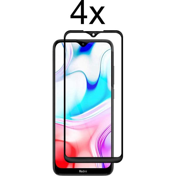 Xiaomi Redmi Note 8T screenprotector - Beschermglas Xiaomi Redmi Note 8T screen protector glas - Screenprotector Xiaomi Redmi Note 8T - Full cover - 4 stuks