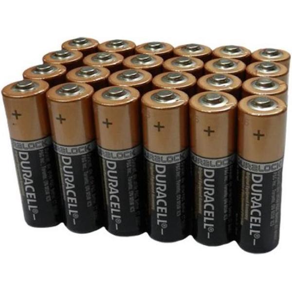 24x Duracell Alkaline Batterijen AAA