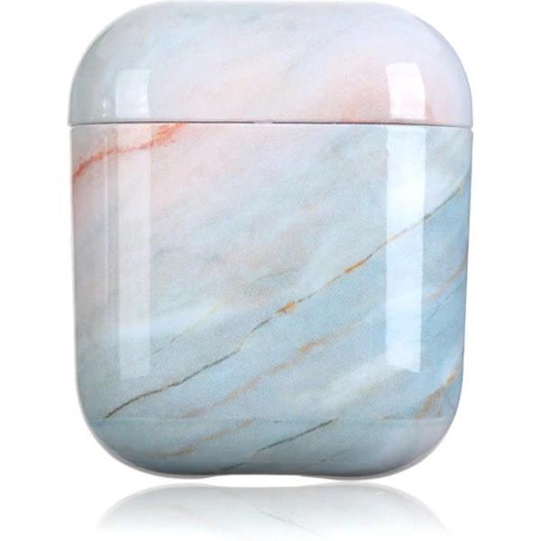 Studio Air® Airpods Hoesje Marmer - Stevig Airpod Hoesje - Multi Color - Voor Airpods 1 en Airpods 2