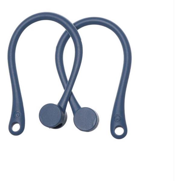 Earhooks - Blauw - oorhaken - oorhaakjes- airpods - Draadloze headset - oortjes - tegen verlies van - Alleen de earhooks geen oortje