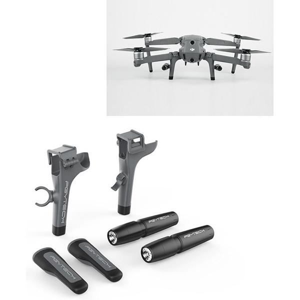 PGYTECH P-HA-030 LED-nachtvluchtlicht Schokabsorptie Landing Hoge standaard voor DJI Mavic 2