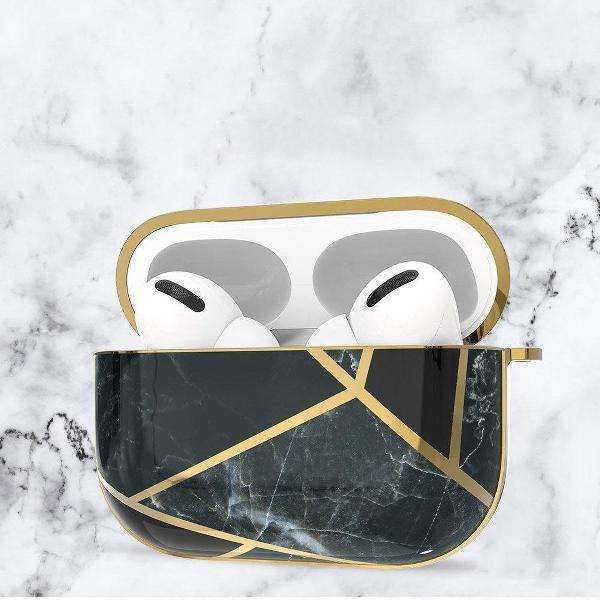 Kingxbar Jade case Protector for AirPods AirPods Pro - Zwart