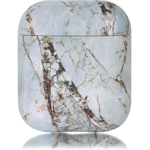 Apple Airpods Hard Case Cover Golden Quartz Marmer| Airpod Hoesje | Beschermhoes Apple Airpods 1 en 2