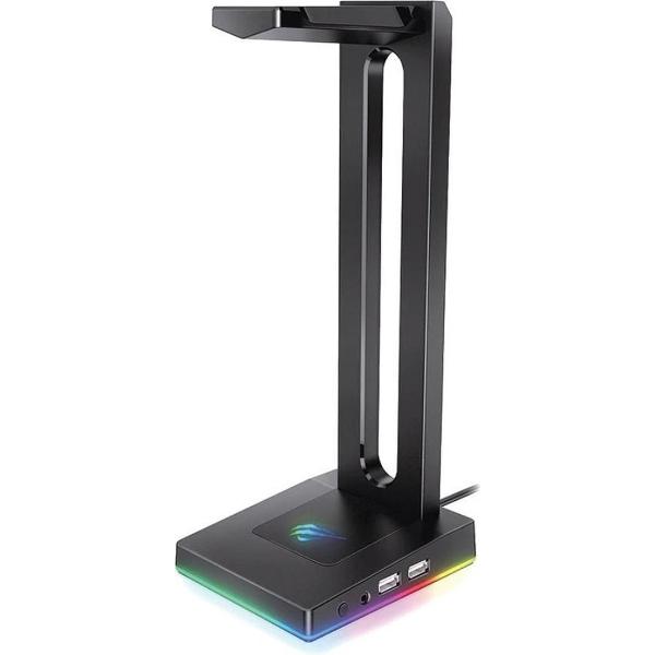 Havit® Pro RGB Headset Standaard - LED - Headset Stand - Zwart | Koptelefoon standaard