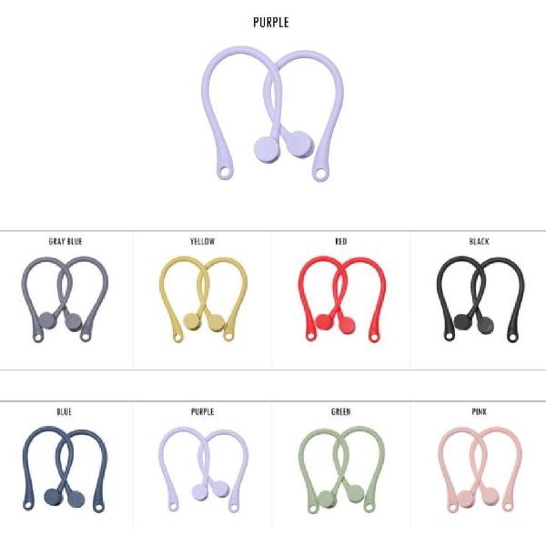 Earhooks | Lila | Airpods | Oorhaken | Oorhaak | Draadloze headset | oortjes | Anti slip | Apple