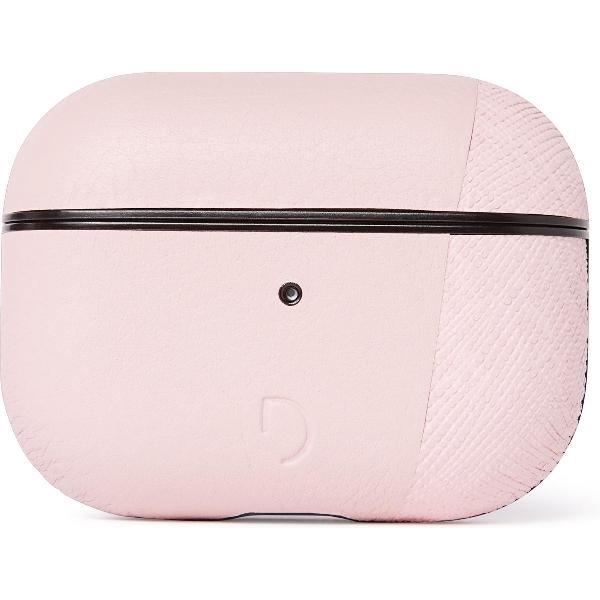 DECODED AirCase Pro Split – AirPods Pro Full Grain Leren Case (Roze)