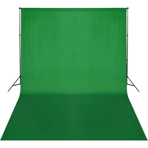 Green screen 100 x 160 cm - Achtergrond - Doek - Achtergronddoek - Greenscreen - Groen Scherm - Fotografie - Video - Studio - Youtube - Tiktok - Studio - Opvouwbaar - Filmen - 1,6 X 1 Meter
