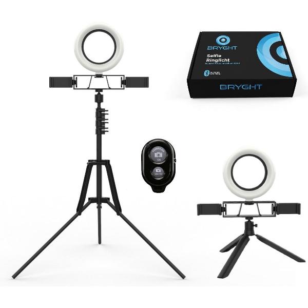 BRYGHT 6 Inch LED Licht - Smartphone Statief - Ringlamp - TikTok - Ring light lamp