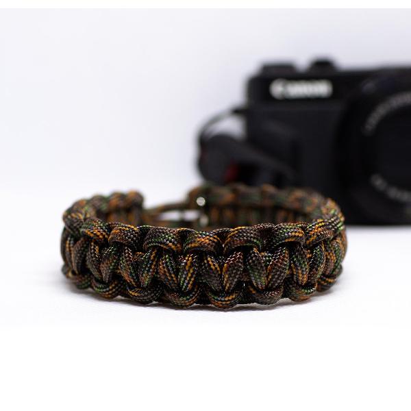 Dutch Cord |Camera Polsriem | Camera Polsband | Camera Wrist Strap | Met Peak Design Anchor Link | Moody Brown Strap