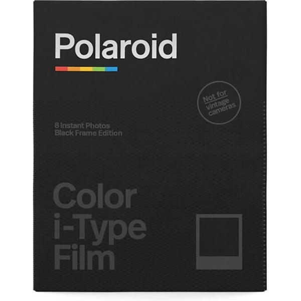 Polaroid Color i-Type Film Black Frame - 1x8 stuks