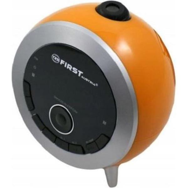 First Austria Retro Wekkerradio - Geel - met wandprojectie & wake up light functie