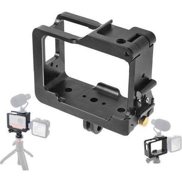 KF41288 Voor Insta360 One R Metalen Kooi Sport Camera Bescherming Frame met Dual Cold Shoes