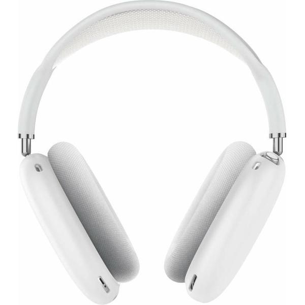 Airpods Max Headset Cover Case - Siliconen Wit | Watchbands-shop.nl