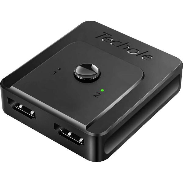 hdmi splitter 1 in 2 uit - HDMI Switch 4K HDMI Splitter Techole bidirectionele HDMI Splitter 2 in 1 out of 1 in 2 Manual HDMI switch ondersteunt HD 4K 3D 1080p HDMI Switcher voor HDTV / Xbox / PS3 / PS4 / Blu-Ray / DVD / DVR