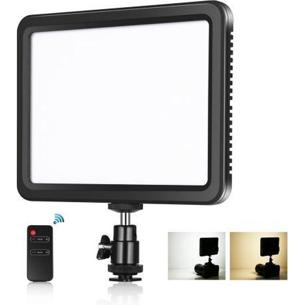 PULUZ 116 LED's 12W 3300-5600K Dimbare studiolamp Video- en fotolamp met afstandsbediening