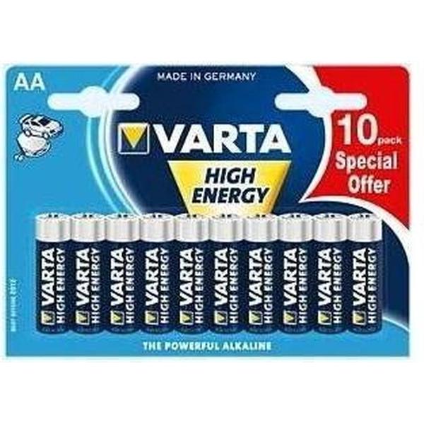 Varta V4906P10 High Energy AA Batterijen 10stuks