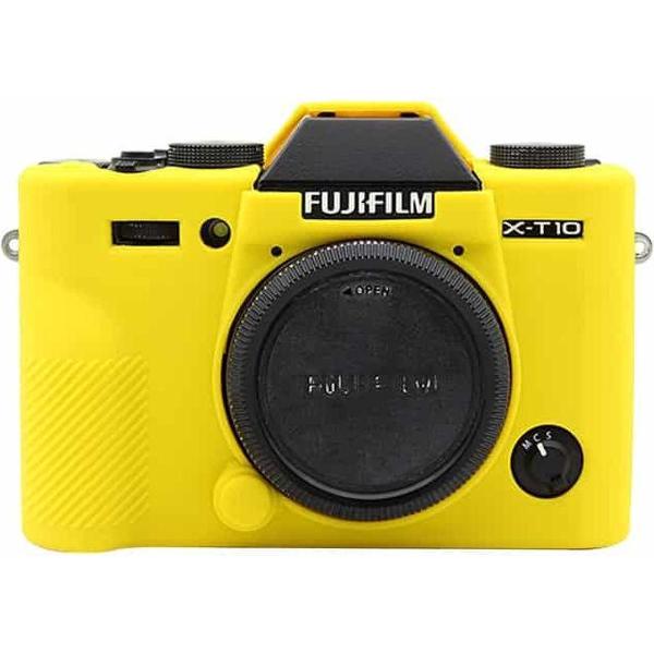 PULUZ zachte siliconen beschermhoes voor FUJIFILM X-T20 (geel)