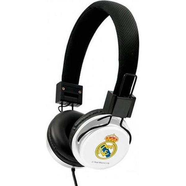 Hoofdtelefoon met Hoofdband Real Madrid C.F. Wit Zwart