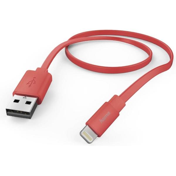 Hama Oplaad-/gegevenskabel Lightning 1,2 M Pink