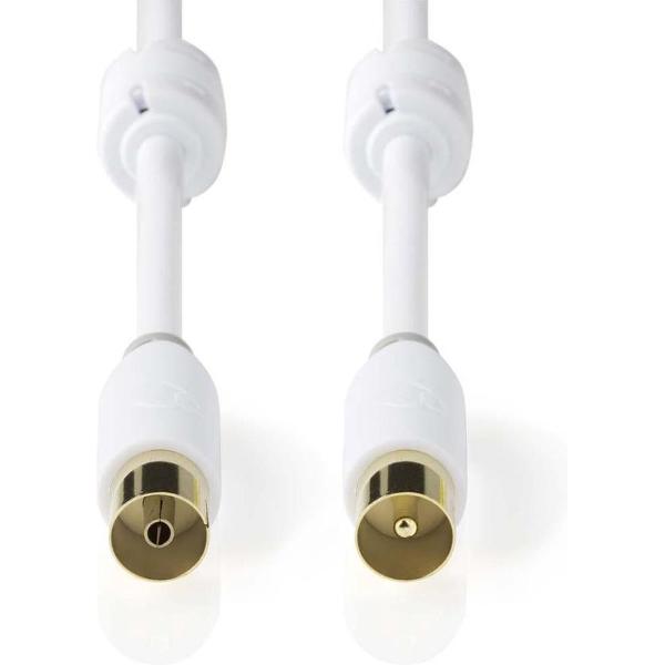 Nedis CSBW40015WT20 Coaxkabel 100 Db Iec (coax) Male Haaks - Iec (coax) Male Haaks 2,0 M Wit