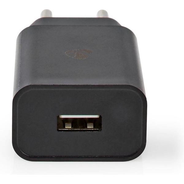 Nedis WCHAC242ABK Thuislader 2,4 A Losse Kabel Usb-c™ Zwart