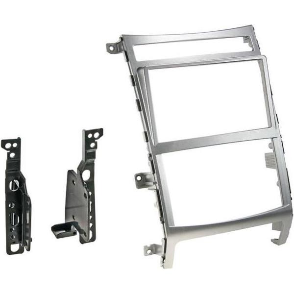 2-DIN paneel Hyundai IX55 2009- / Veracruz 2006- zilver