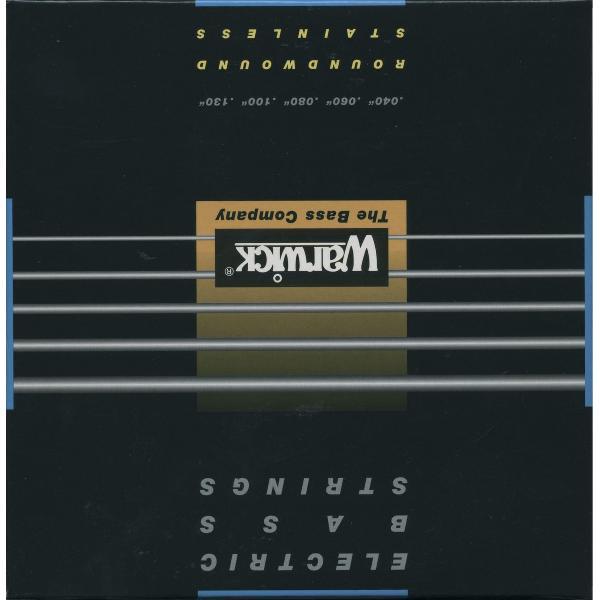 bas snaren,5er,40-130,zwart Stainless Steel