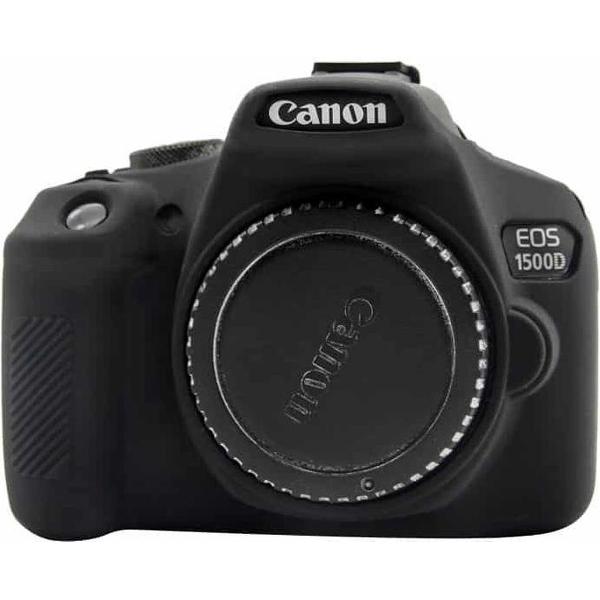 PULUZ zachte siliconen beschermhoes voor Canon EOS 1300D / 1500D (zwart)