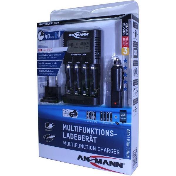 Ansmann Lader/ontlader Aa/aaa