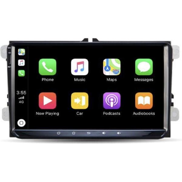 Volkswagen Carplay Android Radio/Navigatie 9 inch iPhone en android auto met bluetooth