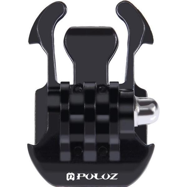 PULUZ horizontaal oppervlak Quick Release Buckle voor GoPro HERO 7 / 6 / 5 / 5 session / 4 session / 4 / 3+/ 3 / 2 / 1 Xiaoyi nl andere actie camera's