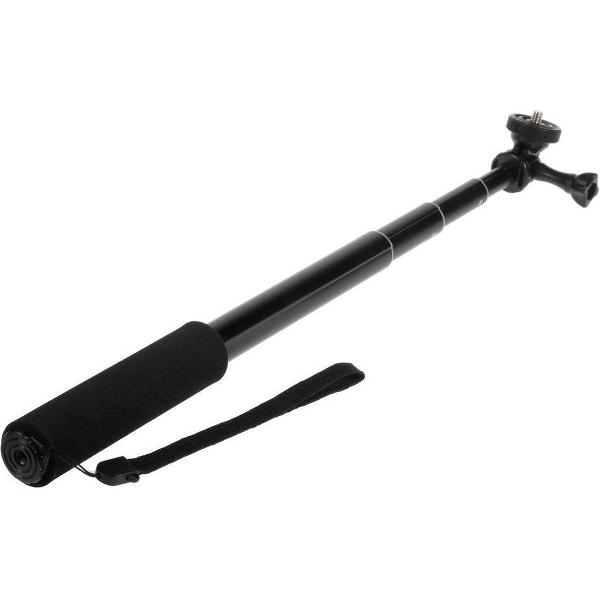 Shop4 - GoPro HERO6 Selfiestick - Uitschuifbaar Zwart