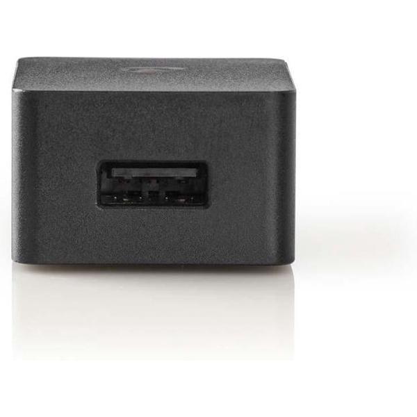 Nedis WCHAL240ABK Wandoplader 2,4 A Vaste Kabel Appel Lightning Zwart