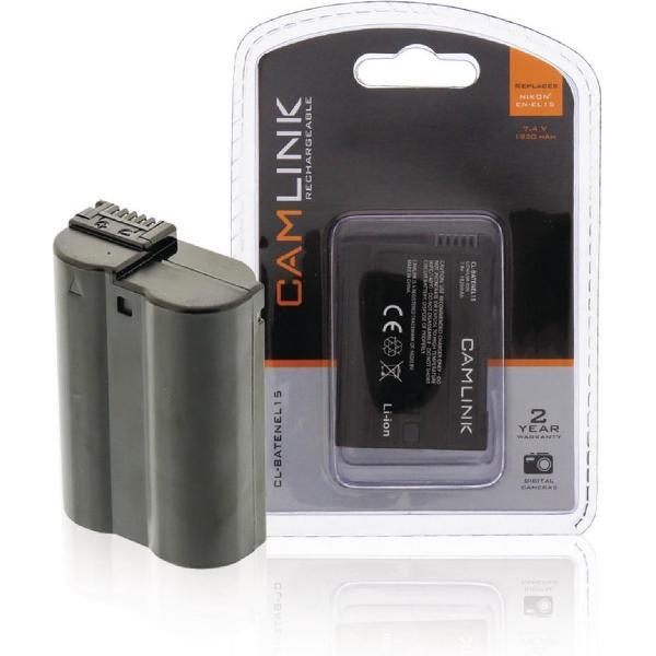 CamLink CL-BATENEL15 batterij voor camera's/camcorders Lithium-Ion (Li-Ion) 1920 mAh