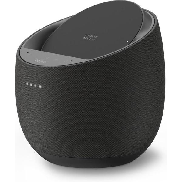 Belkin SoundForm™ Elite hifi-luidspreker + draadloze lader met Alexa en AirPlay 2 - Zwart