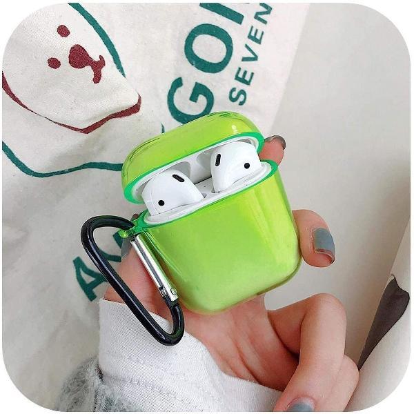 Shieldcase Neon Vibes Case geschikt voor Airpods case - neon geel